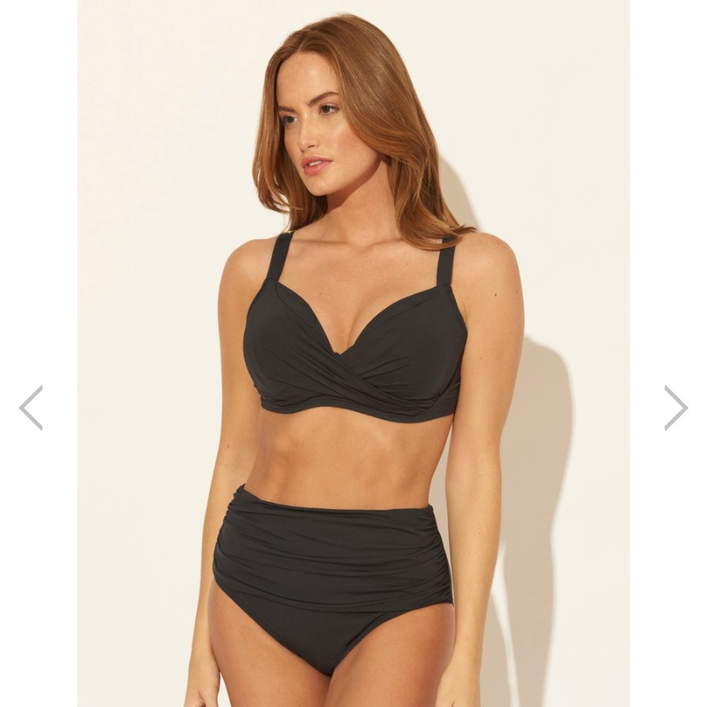 Bleu Rod Beattie High Waist BOTTOMS Black Size 10